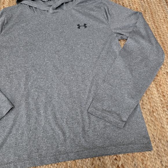 Under Armour Threadborne Hooded Shirt Yputh Boys‎ XL(18-20) Hoodie Lightweight - Picture 2 of 6